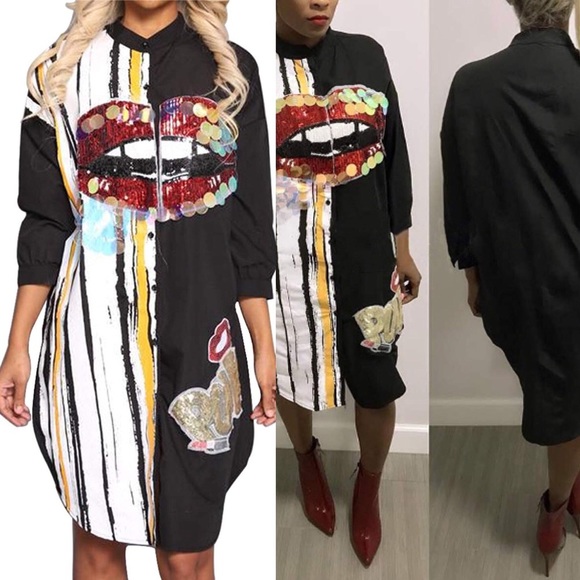 HP 🎉 RARE FIND SHIRT DRESS  *NWT* ⭐️ - Picture 1 of 8